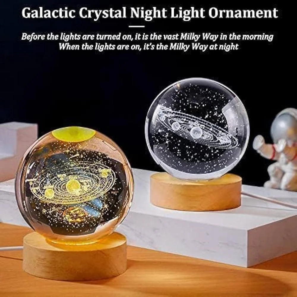 Galaxy crystal night Lamp
